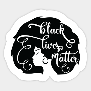 Black Lives Matter Woman Figure Sticker